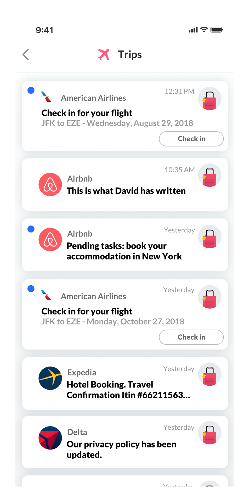 june.ai trips feed